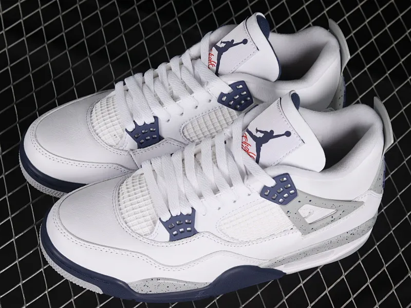 All categories Air Jordan Jordan series basketball shoes Air Jordan 4 OG version Air Jordan 4 Retro "Midnight Navy" AJ4 Joe 4 Midnight Blue Men's cultural basketball shoes DH6927-140